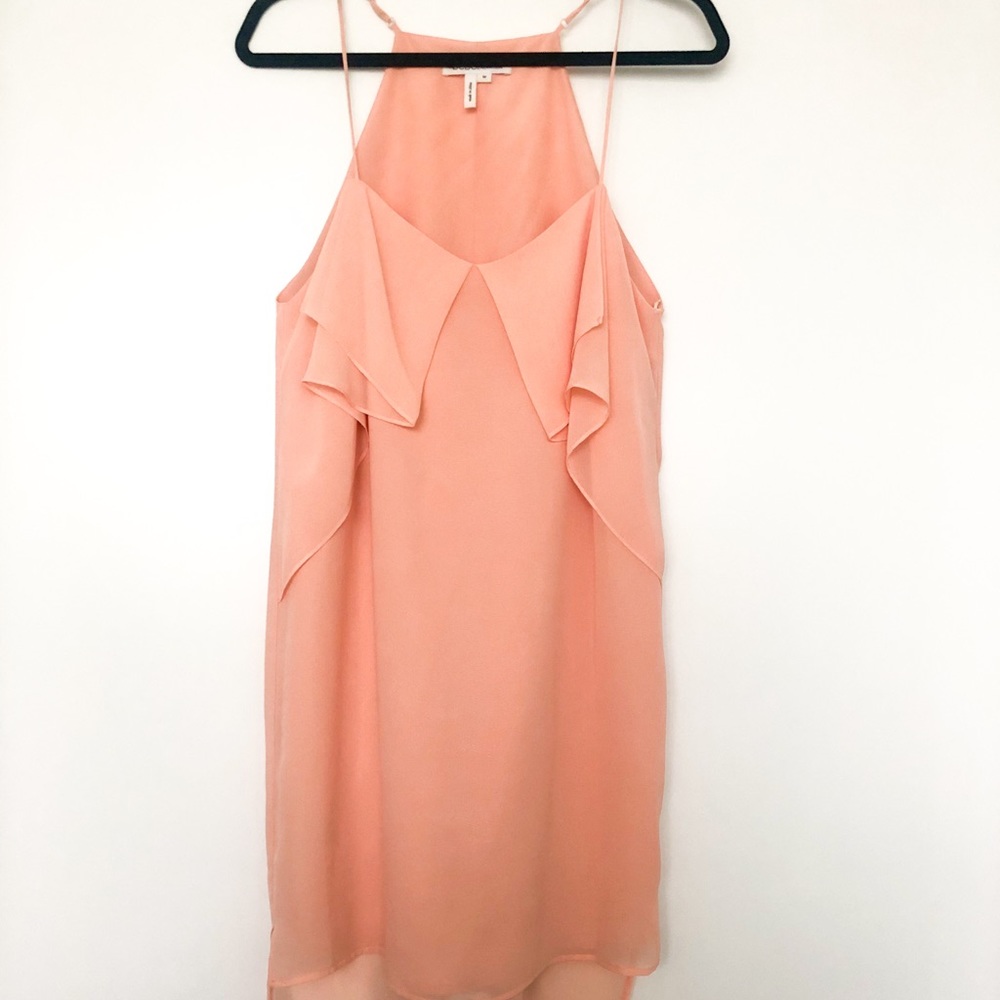 BCBG coral pink dress